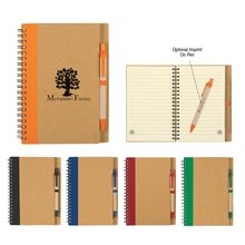 Eco - Inspired Spiral Notebook Pen
