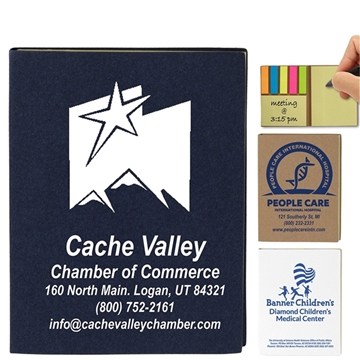 "LOOMIS" Small Eco Inspired Cover Sticky Notes & Flags